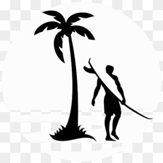 Logo - Palm Tree Silhouette Clip Art - Png Download