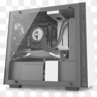 Mini-itx Pc Gaming Case - Nzxt H400i Vs H200i Clipart
