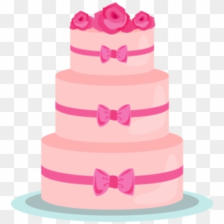 Wedding Cake Layer Cake Cupcake Birthday Cake - Cake Vector Png Hd Clipart