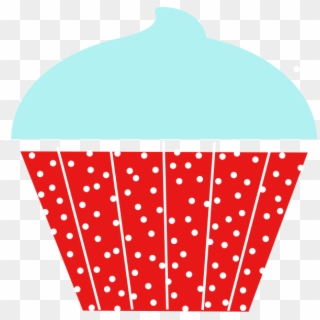 How To Set Use Blue Cupcake Svg Vector - Cupcake Shape Png Clipart
