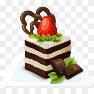 Free Png Desserts With Strawberriescupcake Vectorsponge - Dessert Clipart