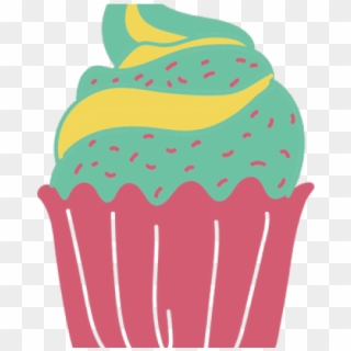 Vector Swirl Clipart Cupcake - Illustration - Png Download