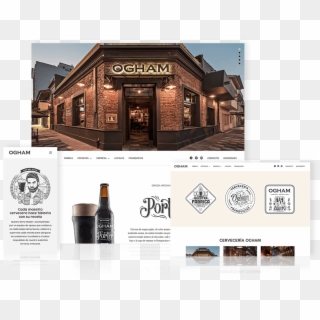 Desarrollo De Sitio Web Cerveza Ogham - Flyer Clipart
