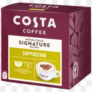 Signature Blend Cappuccino 8 Servings - Costa Coffee Pods Dolce Gusto Clipart