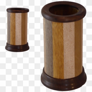 Tropical Pen Blanks Form The Cylinder Of This Woodturned - Plywood Clipart