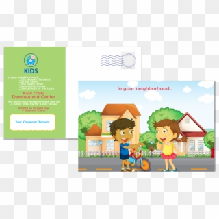 Child Care Business Cards, Child Care Folders, Child - Clipart Of A Boy And His Dog - Png Download