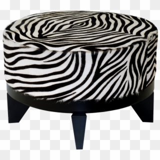 Zebra Wedge Ottoman - Footstool Clipart