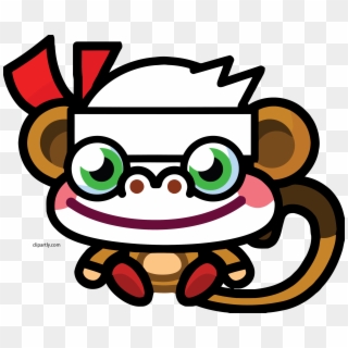 Moshi Monster White Color Monkey Clipart Png - Moshi Monsters Monkey Transparent Png