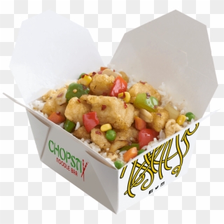 Salt Pepper Chicken - Vegetable Noodles Chopstix Clipart