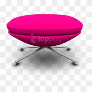 Free Png Download Transparent Pink Ottoman Clipart - Pink Furniture With Trasparent Background