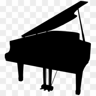 Piano Silhouette Png Clipart