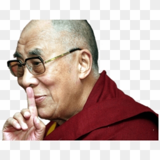 Dalai Lama Finger In Front Of Mouth - Keep Your Booger Hook Of The Bang Switch Clipart