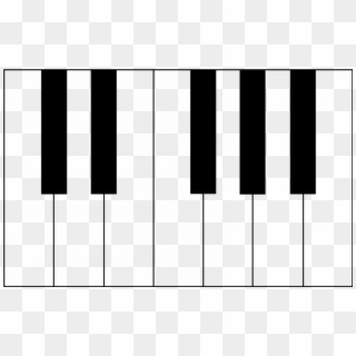 Piano Vector Easy - Keyboard Clipart Piano - Png Download