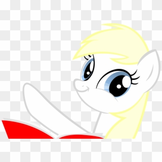 Anonymous, Book, Earth Pony, Female, Happy, Heil, Looking - Cartoon Clipart
