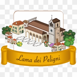 0030-lama Dei Peligni - Civita Di Bagnoregio Clipart - Png Download