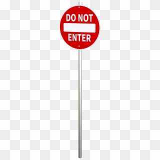 No Entry Traffic Sign Warning - Not Enter Sign Clipart