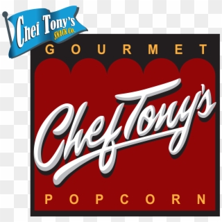 Chef Tony Logo By Dr - Chef Tony's Popcorn Logo Clipart