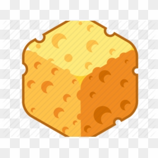 Cheese Clipart Cheese Cube - Illustration - Png Download