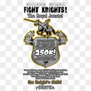 2018 Joust Flyer - Poster Clipart