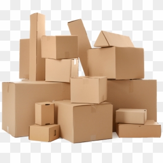 Artboard - Pile Of Cardboard Boxes Clipart