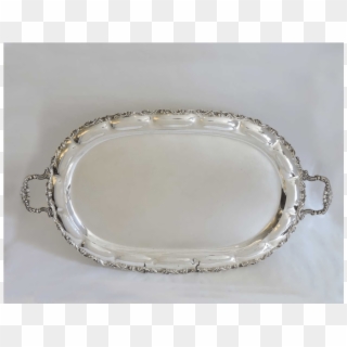 20th Century Large Sterling Silver Two-handle Mexican - Serving Tray Clipart