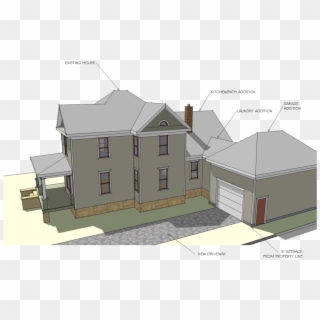 A Great Old Victorian - Adding A Garage To A Victorian Home Clipart