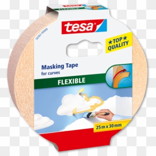 Cinta Adhesiva Flexible 30 Mm - Tesa Schilderstape Clipart