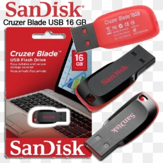 Sandisk Cruzer Blade 16gb Usb Flash Drive - Pendrive 32gb Sandisk Clipart