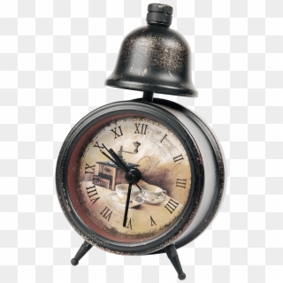 Pintado A Mano De Un Antiguo Reloj Despertador Png - Horloge Bonne Année 2019 Gif Animé Gratuit Clipart