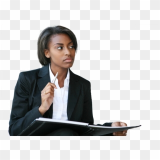 "professional African American Woman" - Black Business Woman Stock Clipart