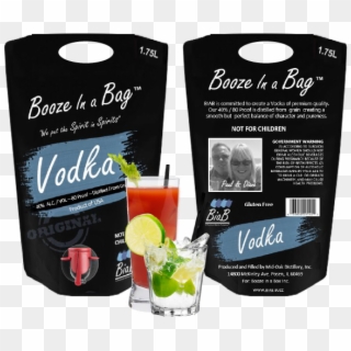 Booze In A Bag - Fuzzy Navel Clipart