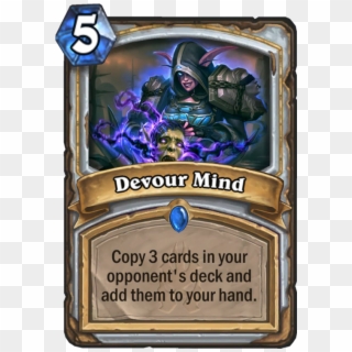 Devour Mind Card - Devour Mind Hearthstone Clipart