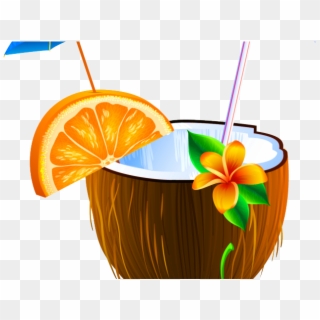 Coconut Clipart Beach Drink - Buko Juice Clipart Png Transparent Png