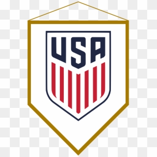 Logo Banderín Estados Unidos - Us Soccer Crest Clipart