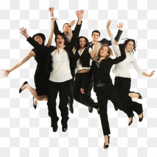 People Jumping Tp Cropped Clipart