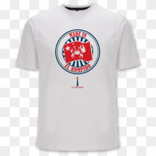 Camiseta Made In El Rompido Blanca - Active Shirt Clipart