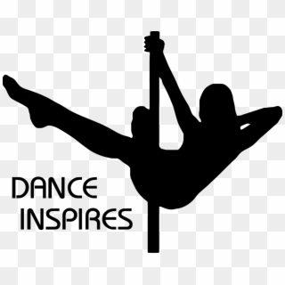 Dance Inspires Aerial Hoop - Silhouette Clipart