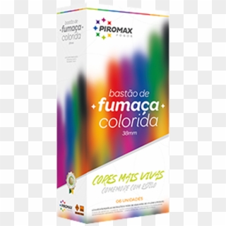 Bastão De Fumaça Colorida 38 Mm - Graphic Design Clipart