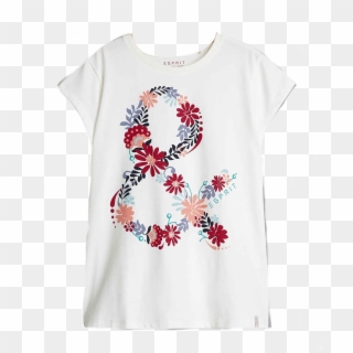 Camiseta Flowers Blanca Esprit - T Shirt Mit Frida Kahlo Clipart