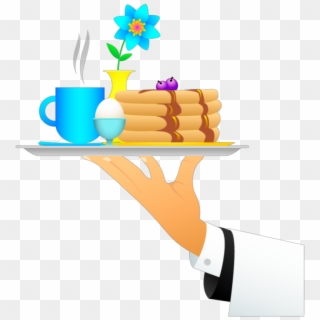 #ftestickers #clipart #pancakes #breakfast #waiter - Breakfast - Png Download