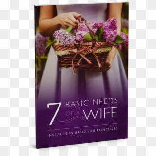 Seven Basic Needs Of A Wife - Vintage Flower Basket Clipart