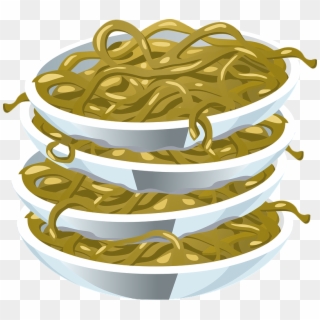 Dinner Plate Clipart Stack - Gambar Mie Kartun Png Transparent Png