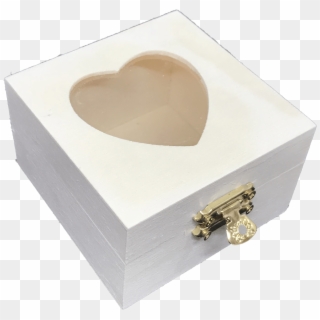 Small Wooden Heart Box - Box Clipart
