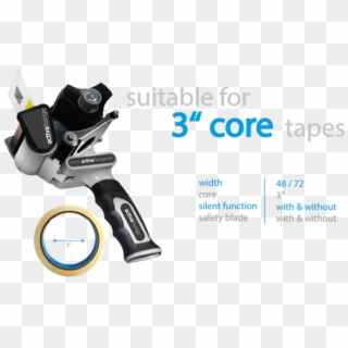 Tape Dispenser 3" Core - Trigger Clipart