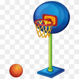 Playground Clipart Basketball - Ring Basket Clip Art - Png Download