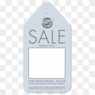 Sale Vehicle Hang Tag - Sign Clipart