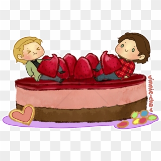 Free Png Destiel And Sabriel Valentine Desserts ﾉ* - Sabriel Valentines Day Clipart