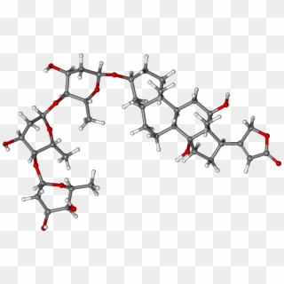 Digoxin Molecule Clipart