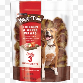 Waggin' Train Chicken & Apple Wraps Dog Treats - Purina Waggin Train Chicken And Apple Wraps Clipart