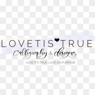 Lovetis'true Calligraphy & Designs - Calligraphy Clipart